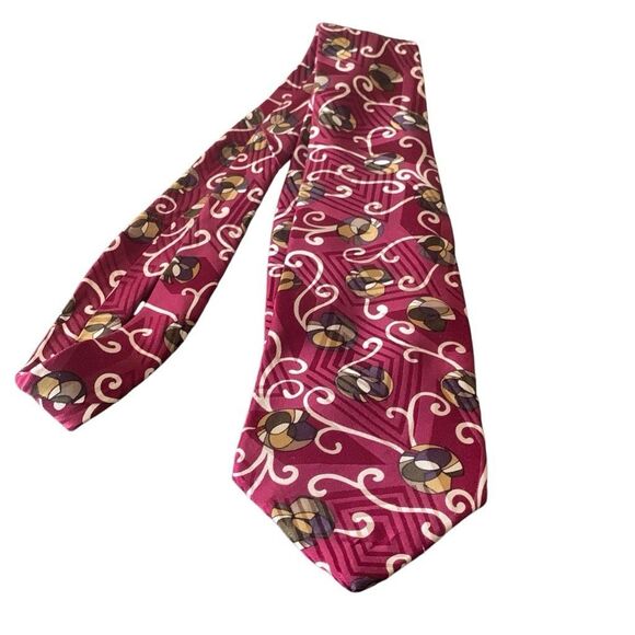 Pre Owned Men’s Cezani Tie Neck Tie Necktie 100% Imported Silk Fabric USA Made - Picture 1 of 5